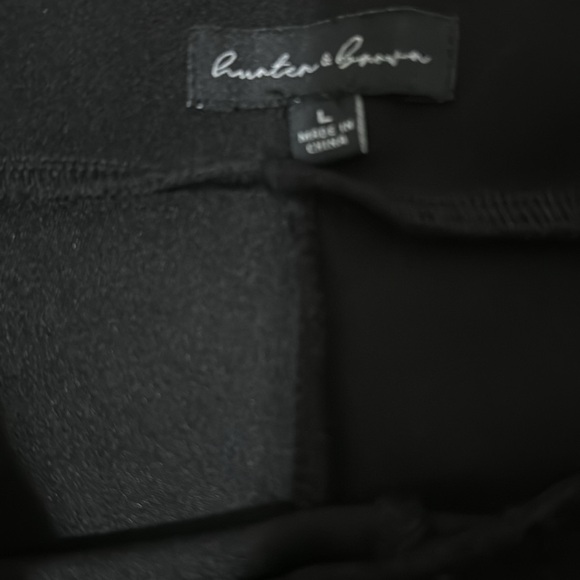 Long Black Pants, 30 in/Elastic Waistband - Picture 5 of 5